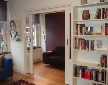 doors between lv rm and office
