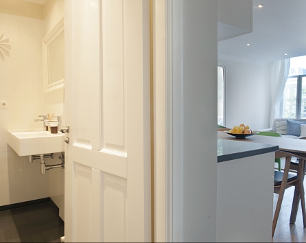 bath room + kitchen