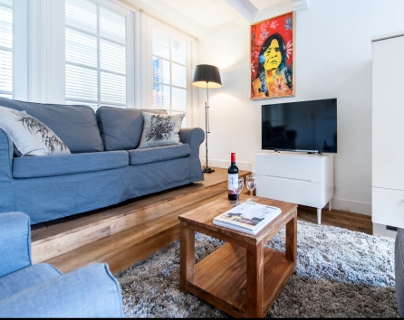 Living Room Jordaan Noordermarkt Apartment B Amsterdam