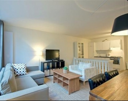 Living Room Java Harbour Apartment Amsterdam