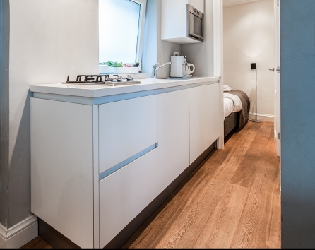 Kitchen other angle Vondelpark Suite I Amsterdam