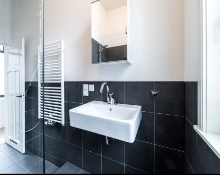 Bathroom Sink and Mirror