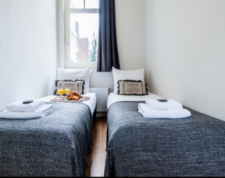 Bedroom 2 Single Beds and Towels