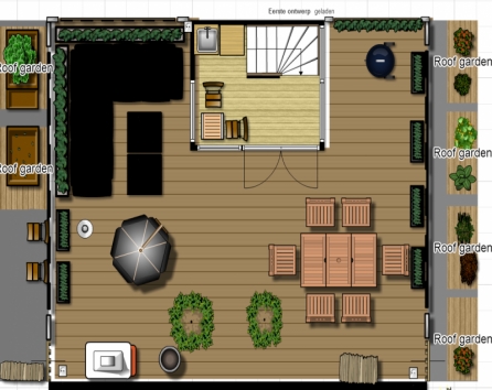 Floorplan - roof terrace