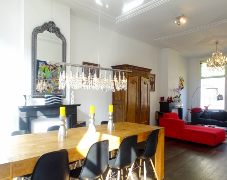 Dining table seats 8
