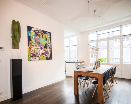 Abstract Art intertwine our 19th-century home