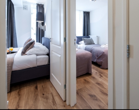 Bedroom 1 and Bedroom 2 View