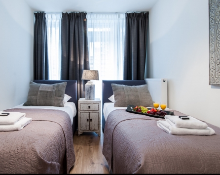 Bedroom 2 with Single Beds other angle