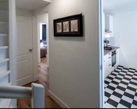 Kitchen and Bedroom View