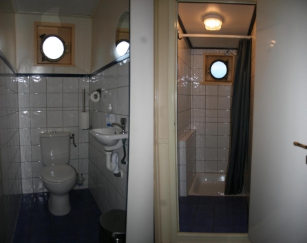 Our toiletts and comfortable showers!