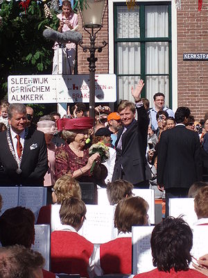 Queen Beatrix of the Netherlands and prince Wi...